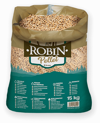 worek pelletu opałowego Robin do kupienia w Kisielicach lub sklepie internetowym
